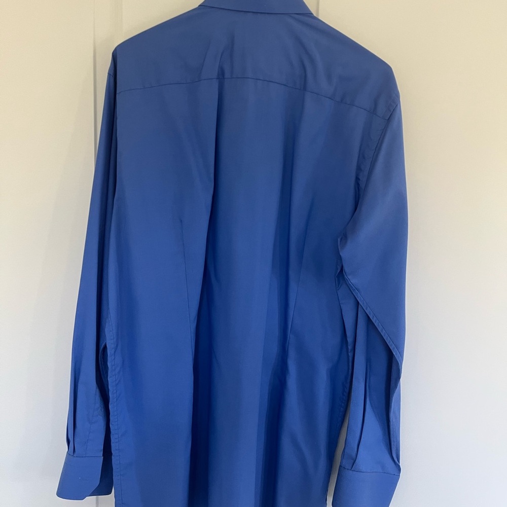 Eton Men's Vibrant Blue Dress Shirt - Picture 4 of 4